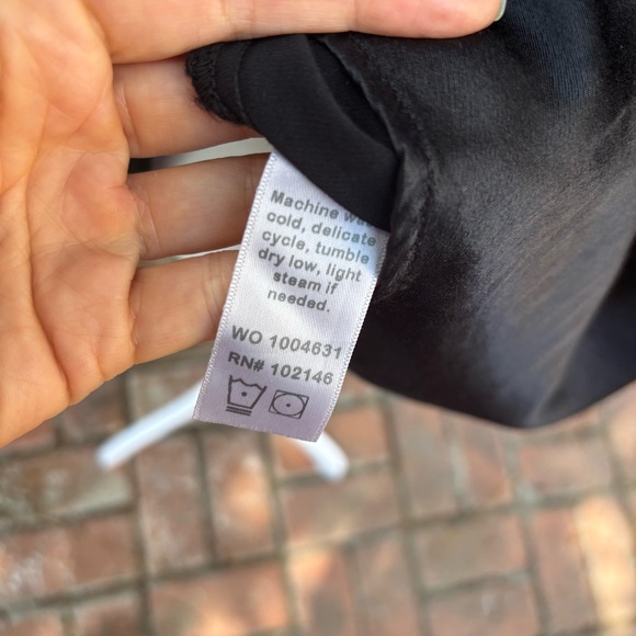 Michael Stars Black Sleeveless Rayon Tank Top with Round Neckline - Picture 9 of 10